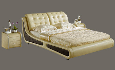 【【帝凰居】現(xiàn)代簡(jiǎn)約真皮雙人床 實(shí)木條制 韌而不斷 高檔皮床特價(jià)】?jī)r(jià)格,廠家,圖片,床類(lèi),佛山市順德區(qū)樂(lè)從鎮(zhèn)萊姆德家具廠-