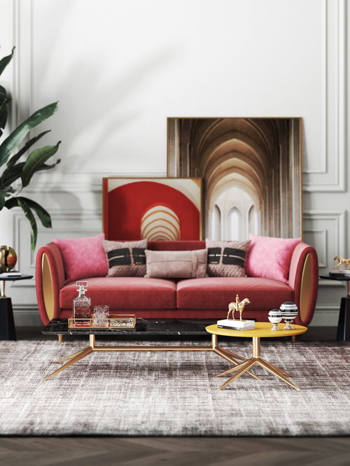 家具產品的渲染