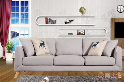 【廠家直銷北歐沙發布藝小戶型組合沙發可拆洗休閑現代客廳布藝沙發267單人位,雙人位,三人位】深圳市寶安區福永如帆逸家具廠 - 產品庫