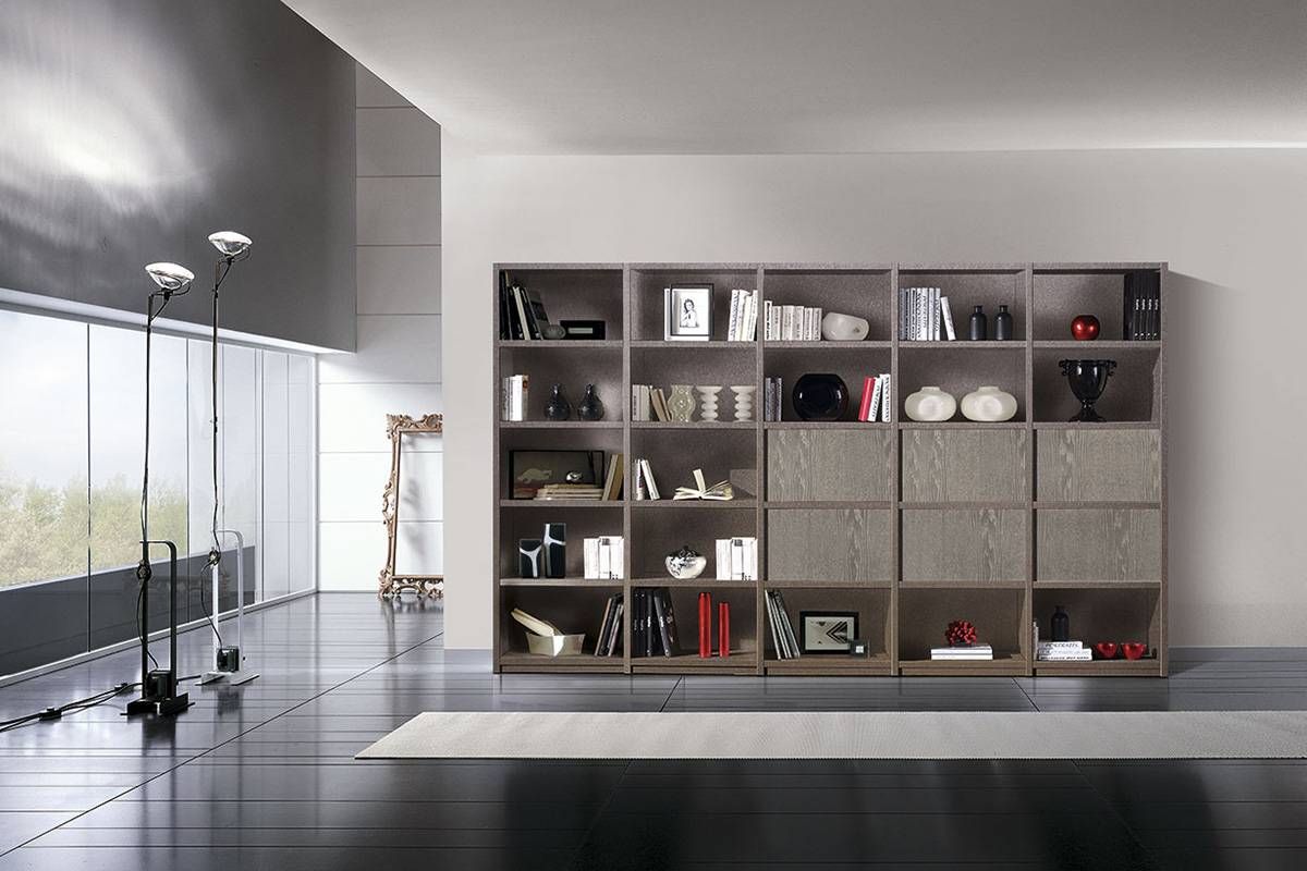 PACINI&CAPPELLINI進口客廳現代極簡輕奢書柜