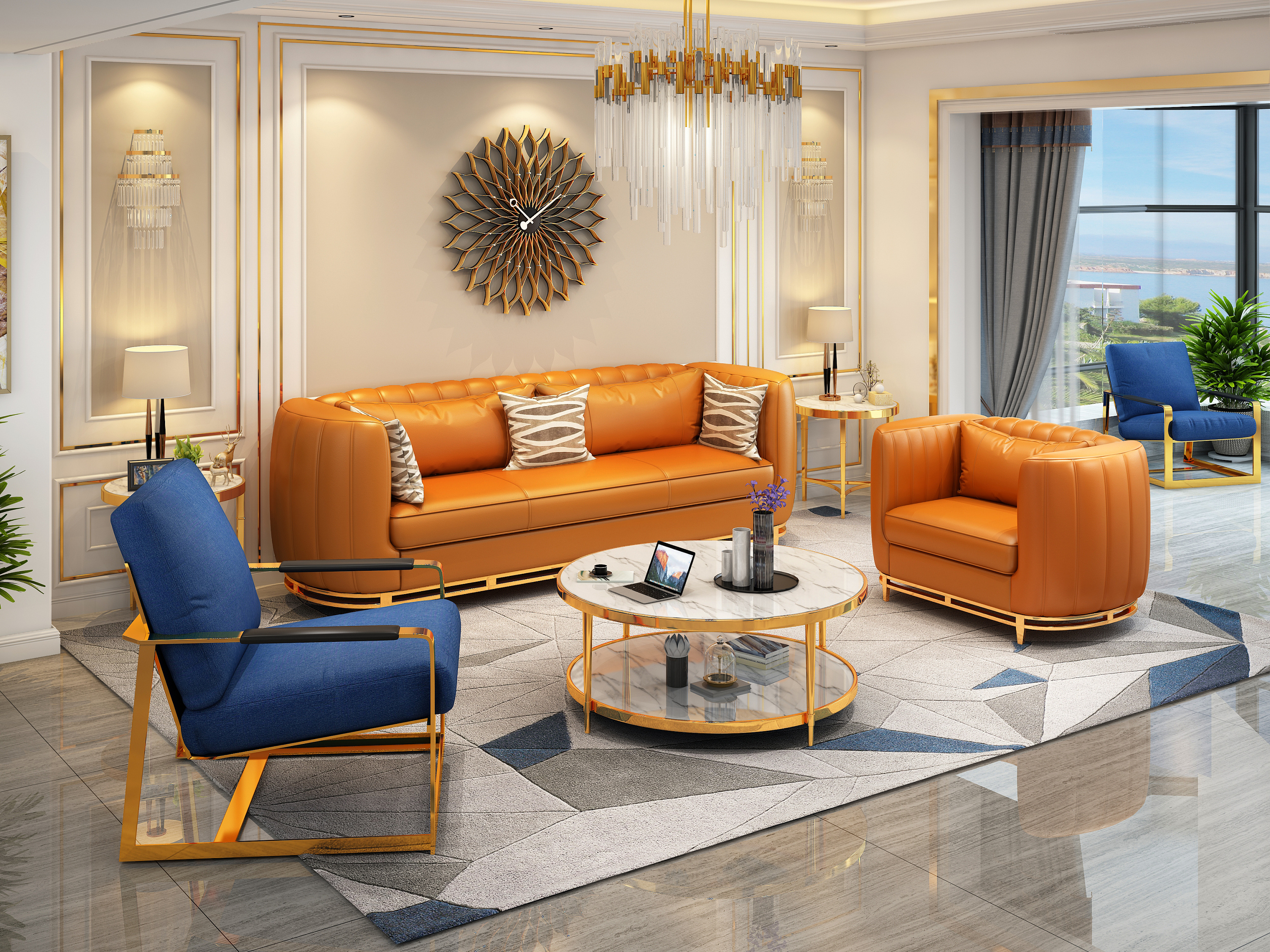 現代輕奢系列|工業/產品|家具|美裝家居設計 